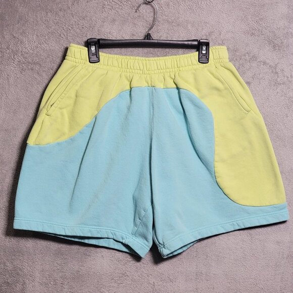 Nike Sportswear Shorts Mens XL Green Blue Colorblock Athletic Casual DR9856-736‎ - Picture 1 of 13